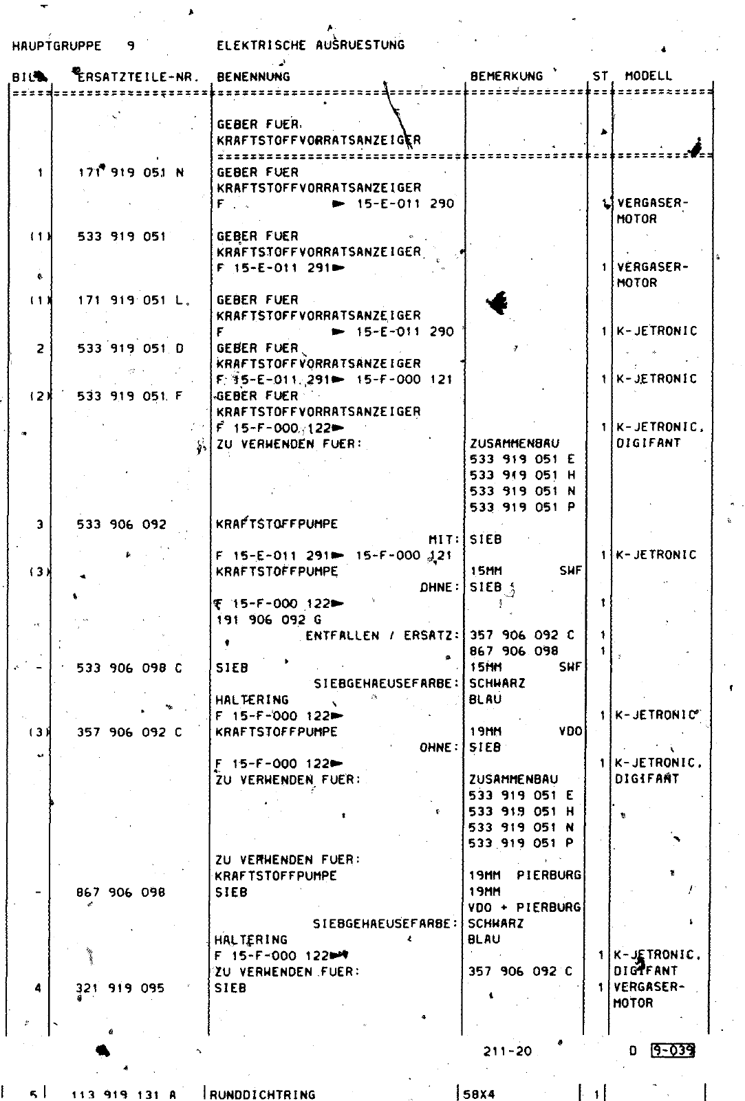 Vorschau Golf Cabrio  Mod. 84-93 Seite 859