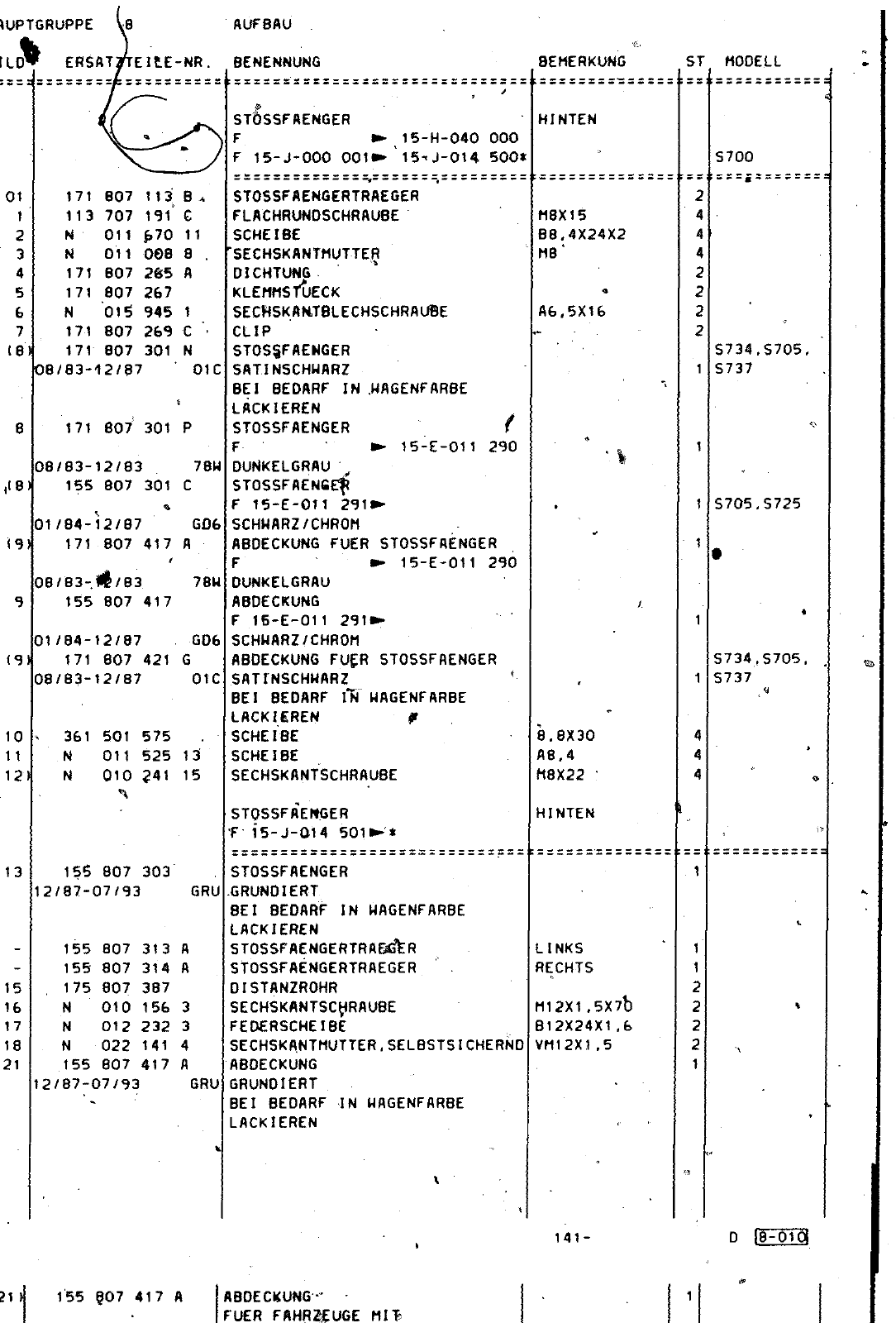 Vorschau Golf Cabrio  Mod. 84-93 Seite 554