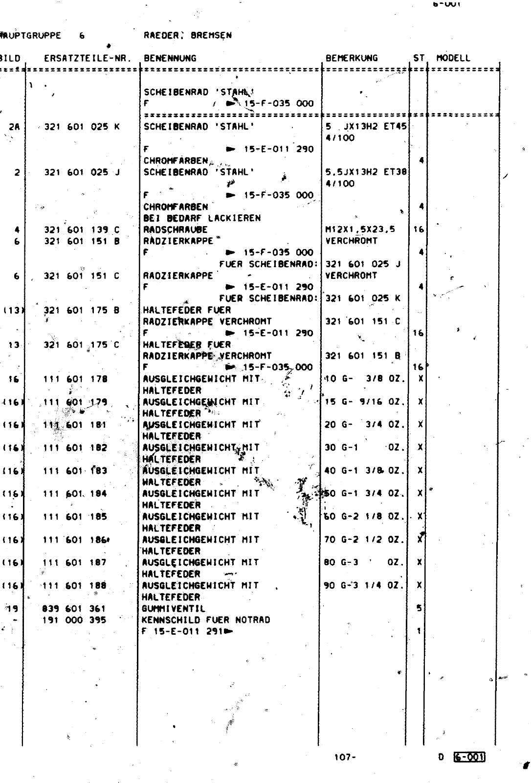 Vorschau Golf Cabrio  Mod. 84-93 Seite 458