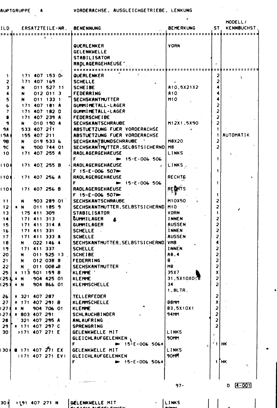 Vorschau Golf Cabrio  Mod. 84-93 Seite 400