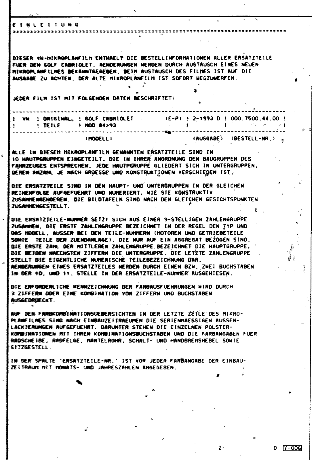 Vorschau Golf Cabrio  Mod. 84-93 Seite 7