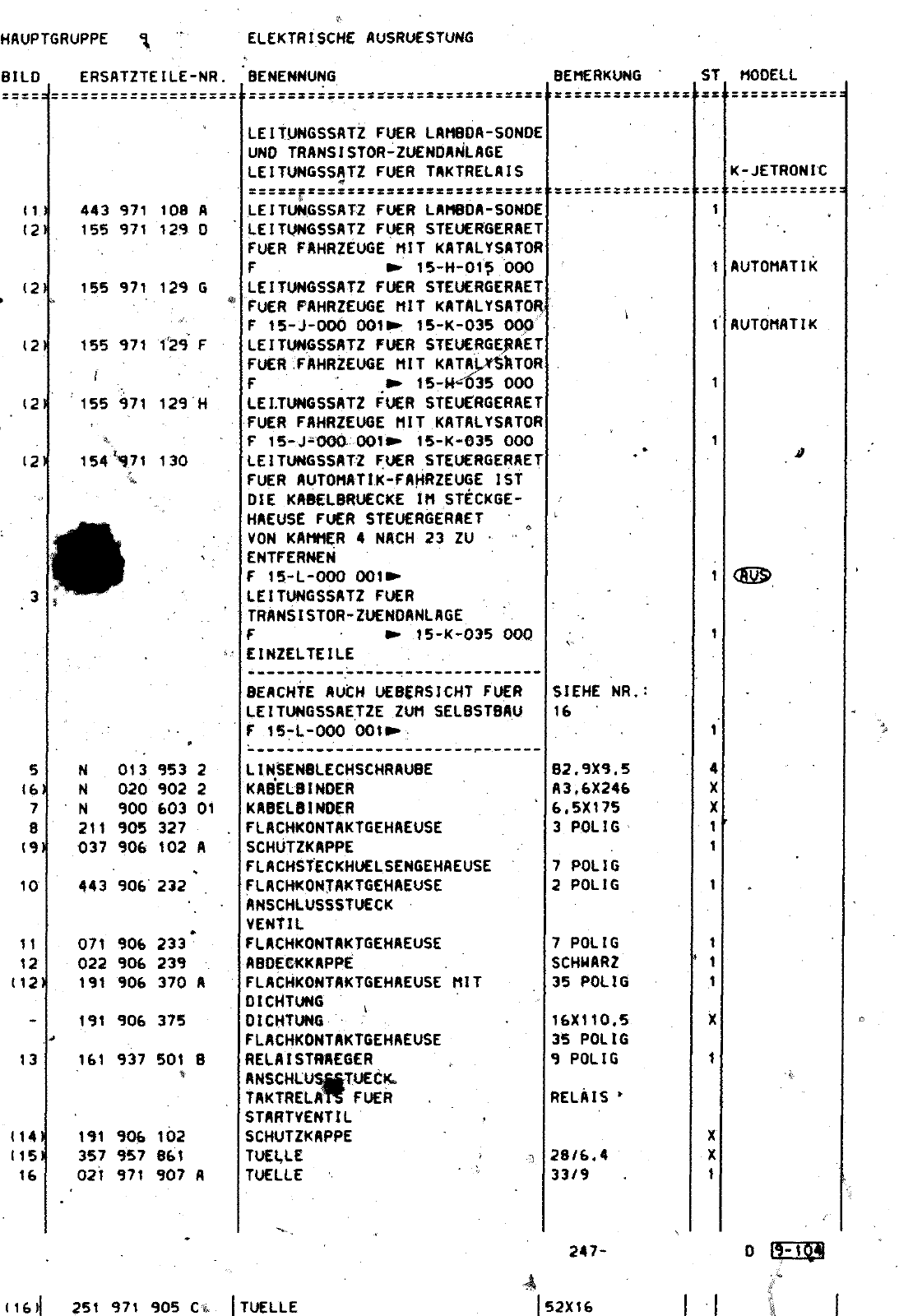 Vorschau Golf Cabrio  Mod. 84-93 Seite 989