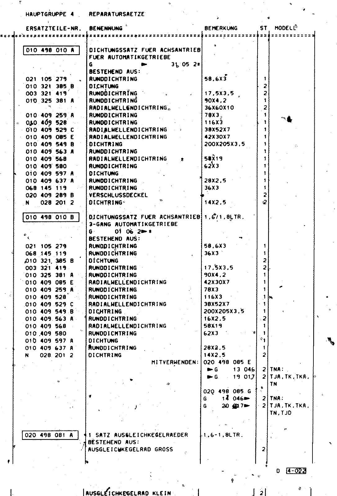 Vorschau Golf Cabrio  Mod. 84-93 Seite 442