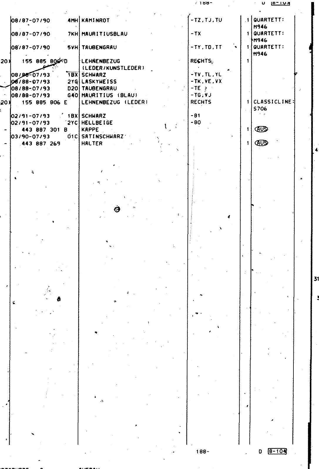 Vorschau Golf Cabrio  Mod. 84-93 Seite 774