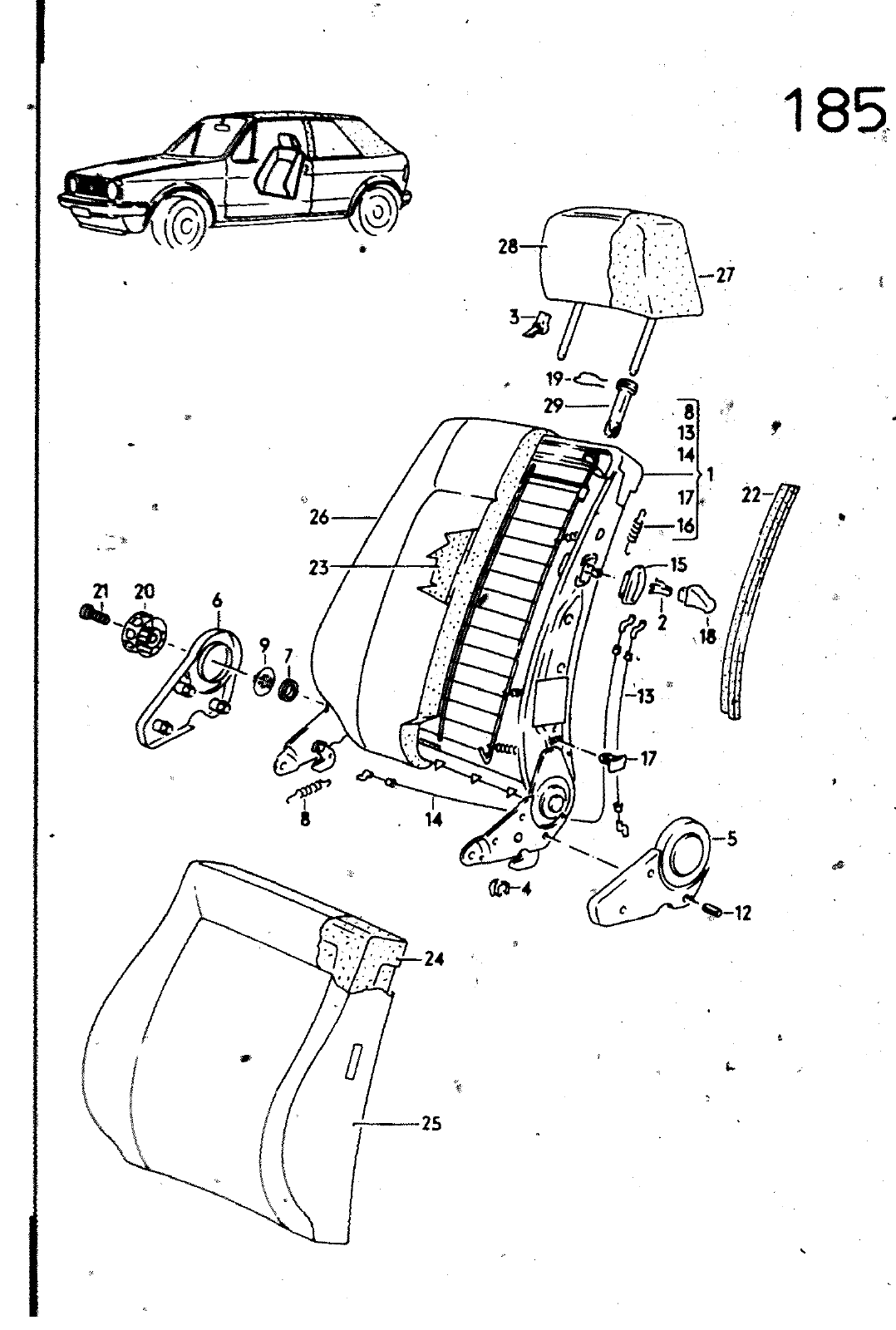 Vorschau Golf Cabrio  Mod. 84-93 Seite 723