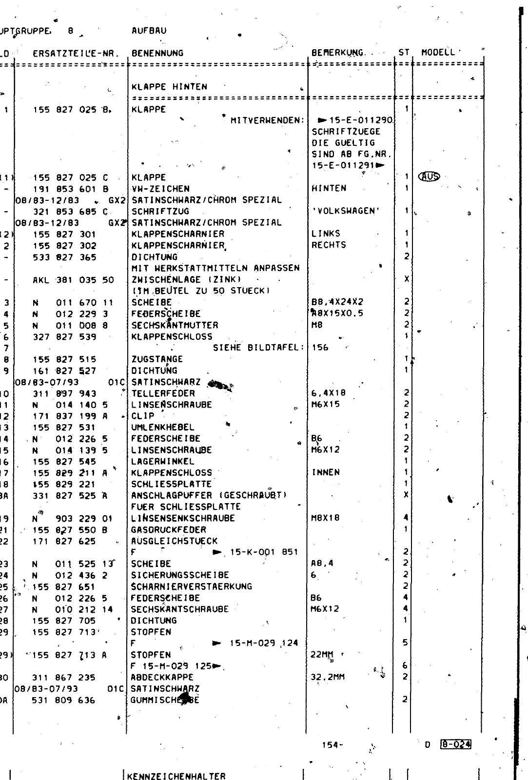Vorschau Golf Cabrio  Mod. 84-93 Seite 582