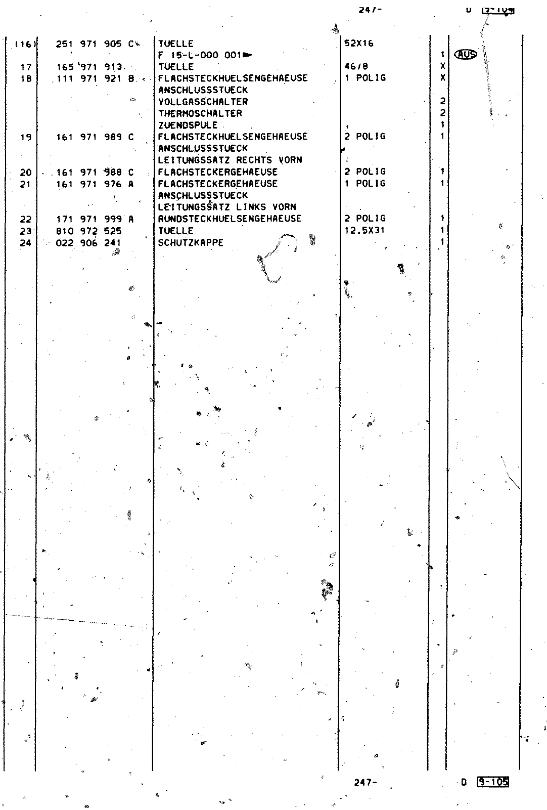 Vorschau Golf Cabrio  Mod. 84-93 Seite 991