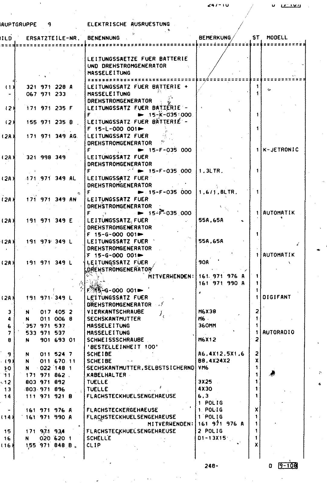 Vorschau Golf Cabrio  Mod. 84-93 Seite 997