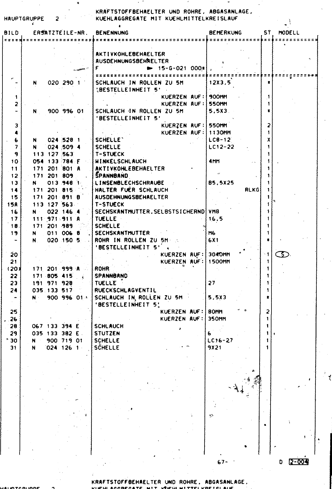 Vorschau Golf Cabrio  Mod. 84-93 Seite 288