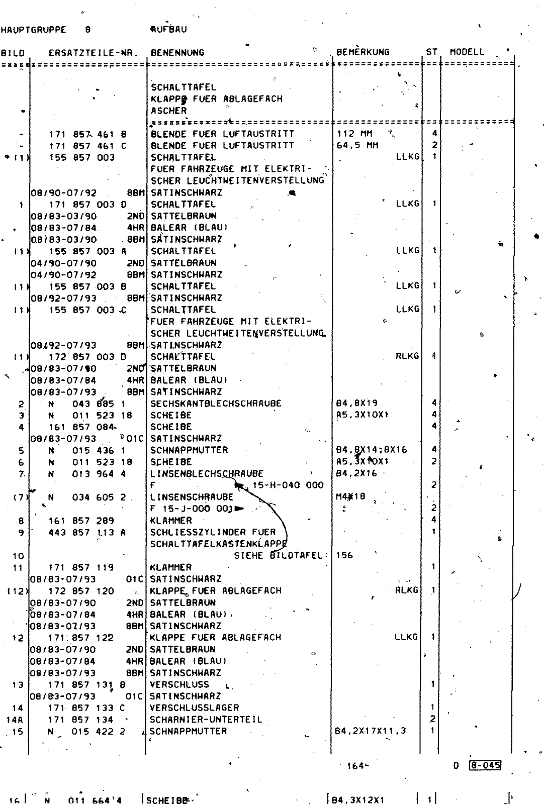 Vorschau Golf Cabrio  Mod. 84-93 Seite 624