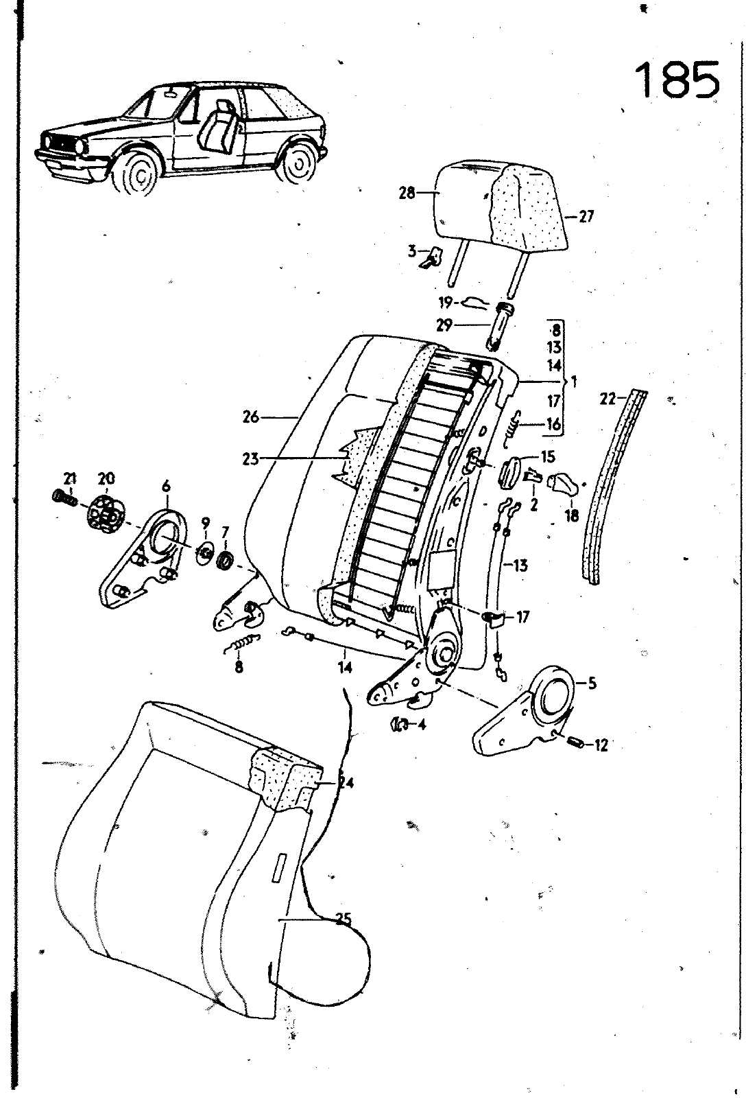Vorschau Golf Cabrio  Mod. 84-93 Seite 753