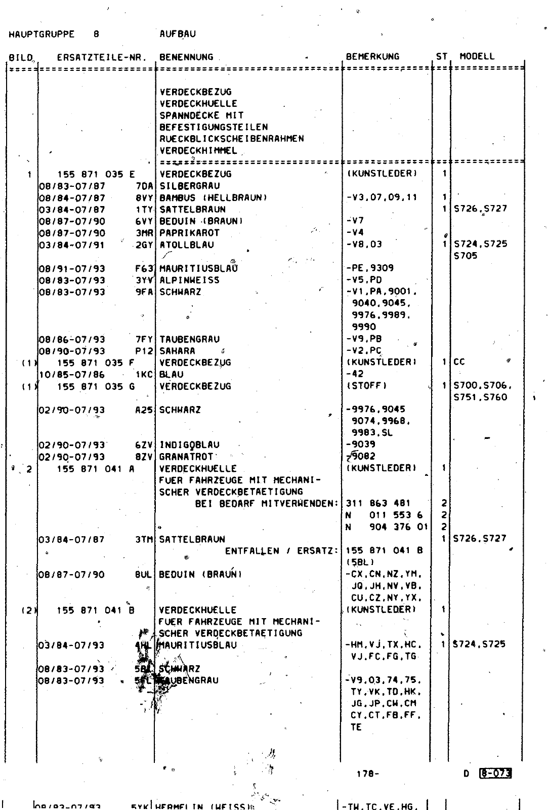 Vorschau Golf Cabrio  Mod. 84-93 Seite 680