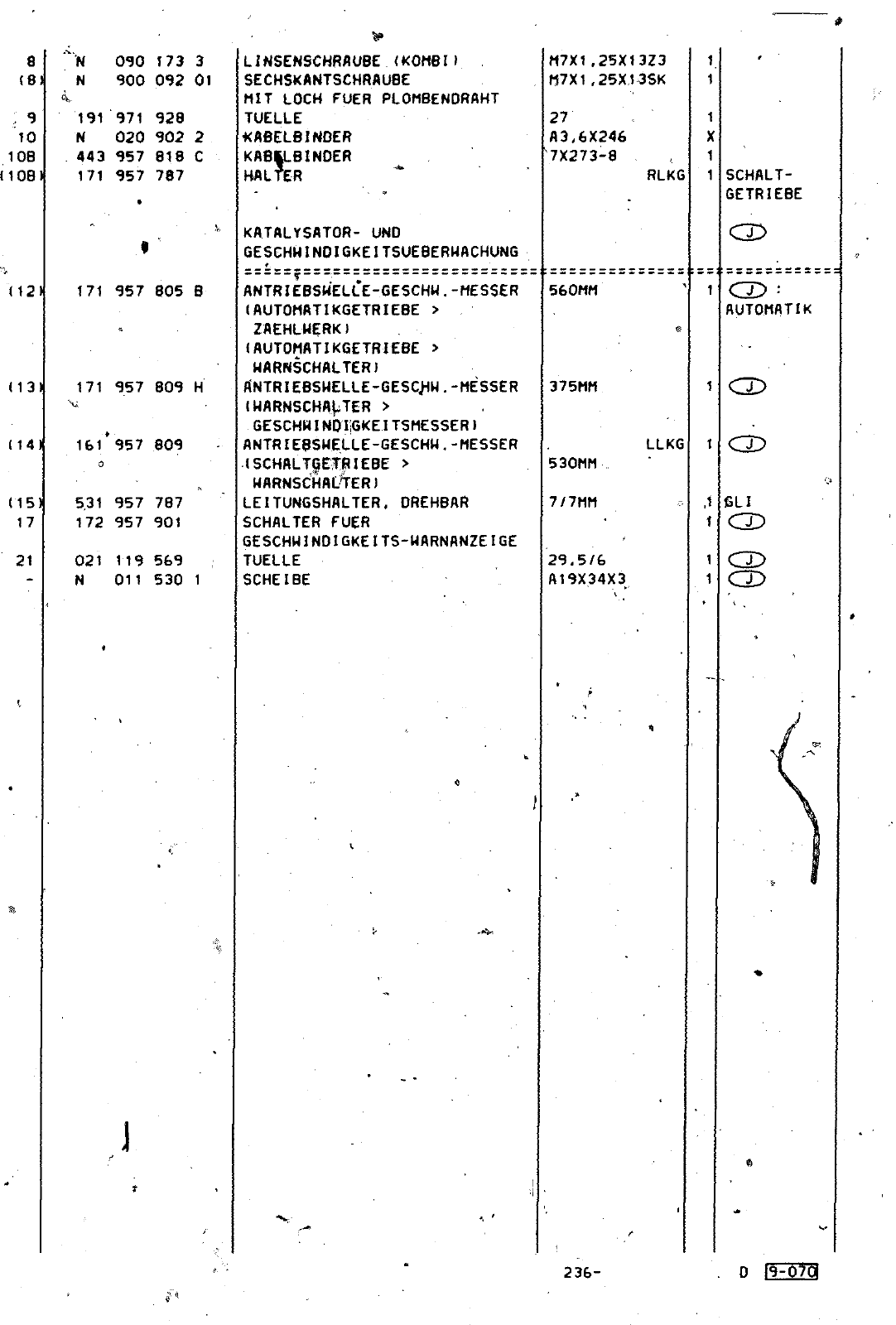 Vorschau Golf Cabrio  Mod. 84-93 Seite 921