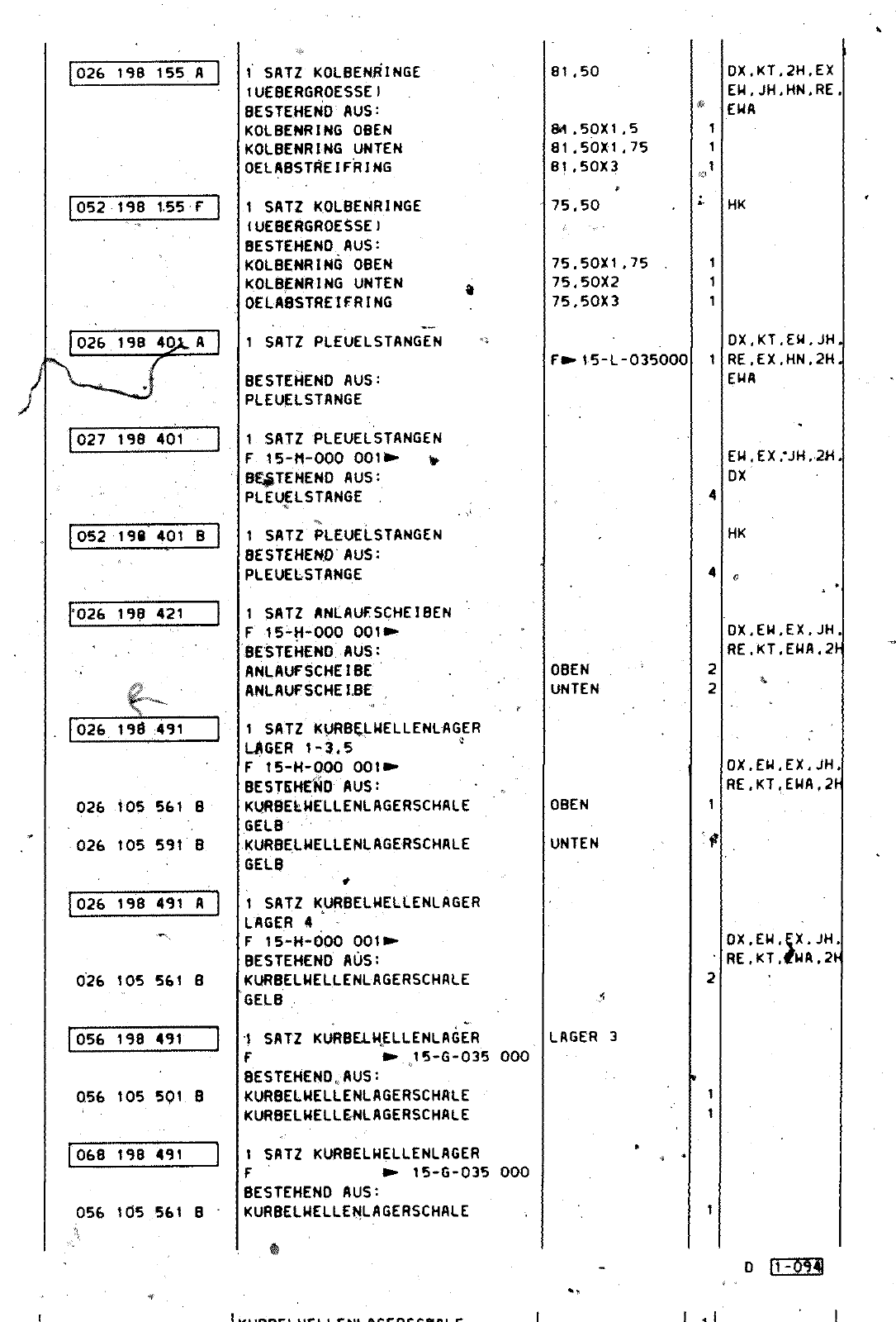 Vorschau Golf Cabrio  Mod. 84-93 Seite 276