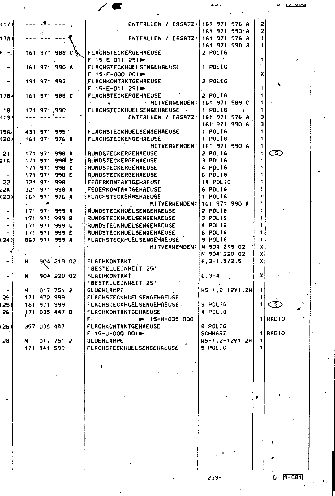 Vorschau Golf Cabrio  Mod. 84-93 Seite 943