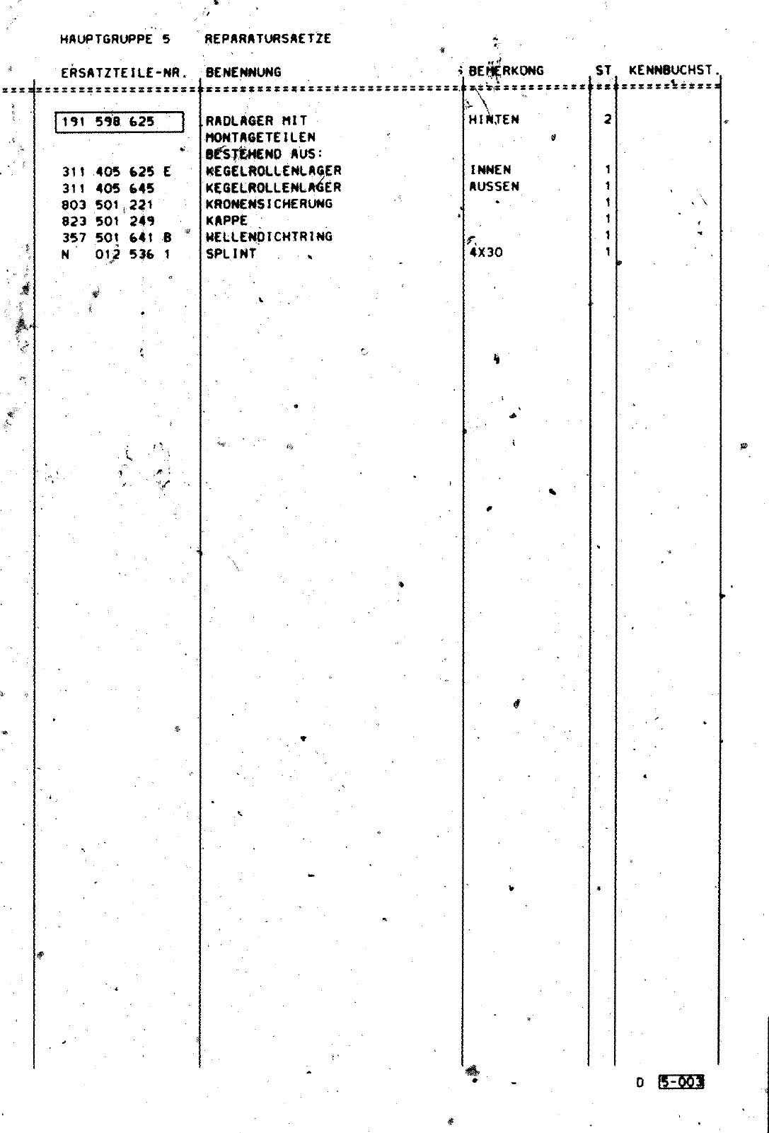 Vorschau Golf Cabrio  Mod. 84-93 Seite 456