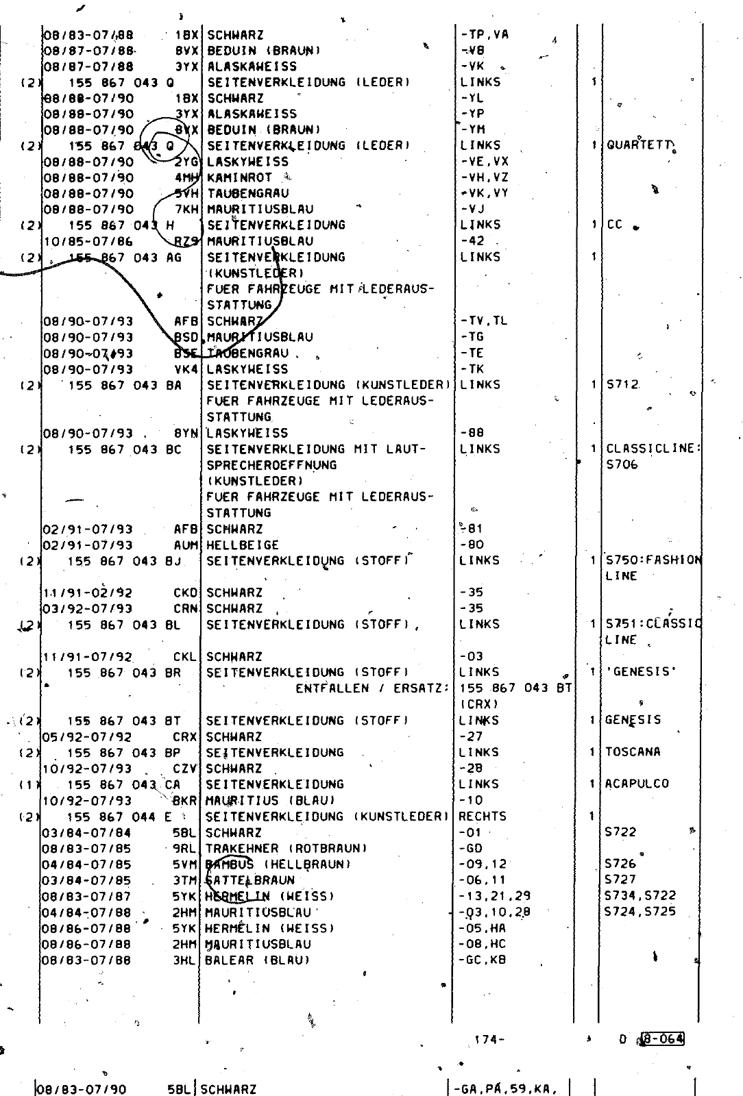 Vorschau Golf Cabrio  Mod. 84-93 Seite 662