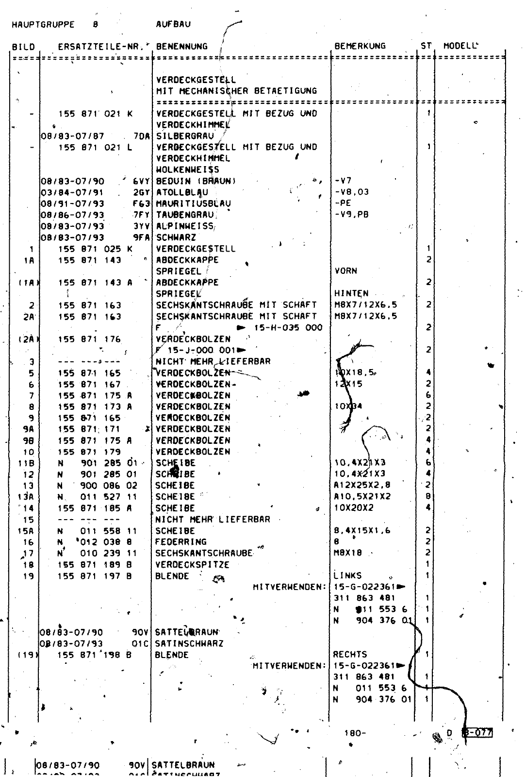 Vorschau Golf Cabrio  Mod. 84-93 Seite 688