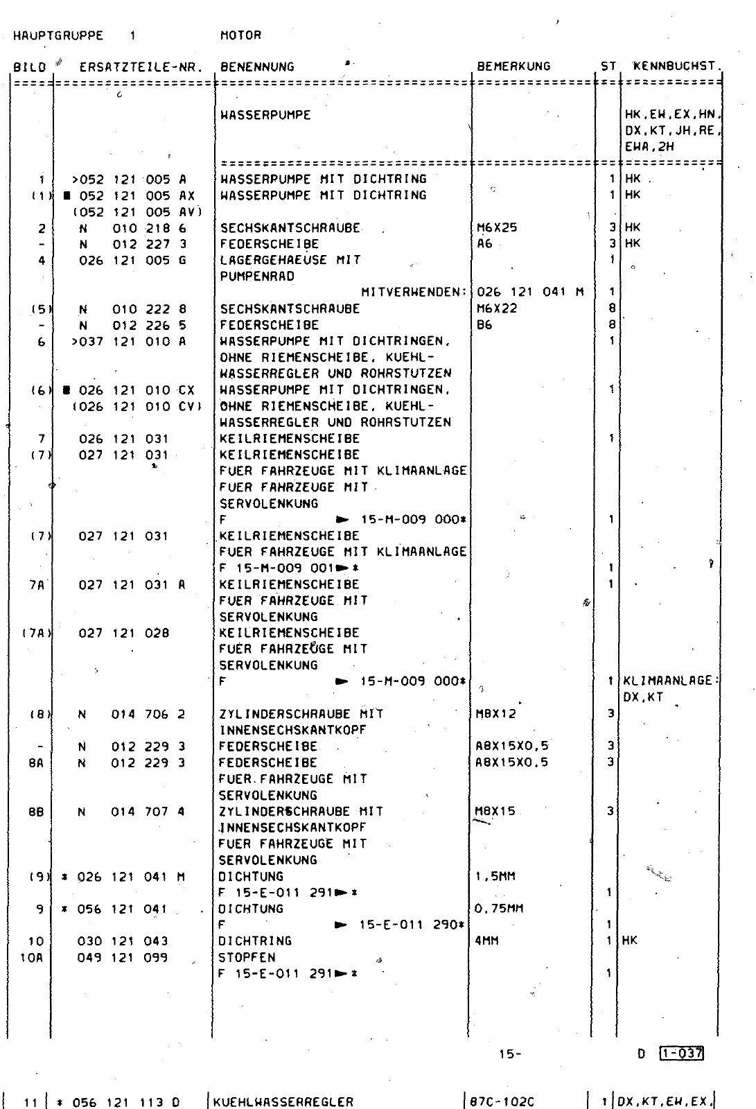 Vorschau Golf Cabrio  Mod. 84-93 Seite 162