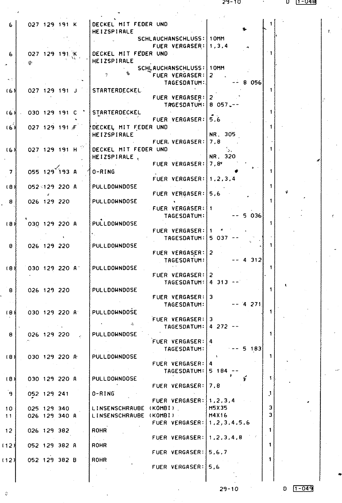Vorschau Golf Cabrio  Mod. 84-93 Seite 186