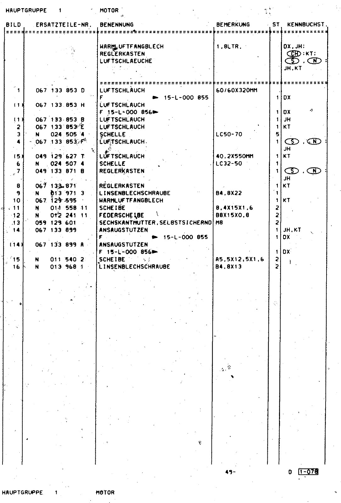 Vorschau Golf Cabrio  Mod. 84-93 Seite 244
