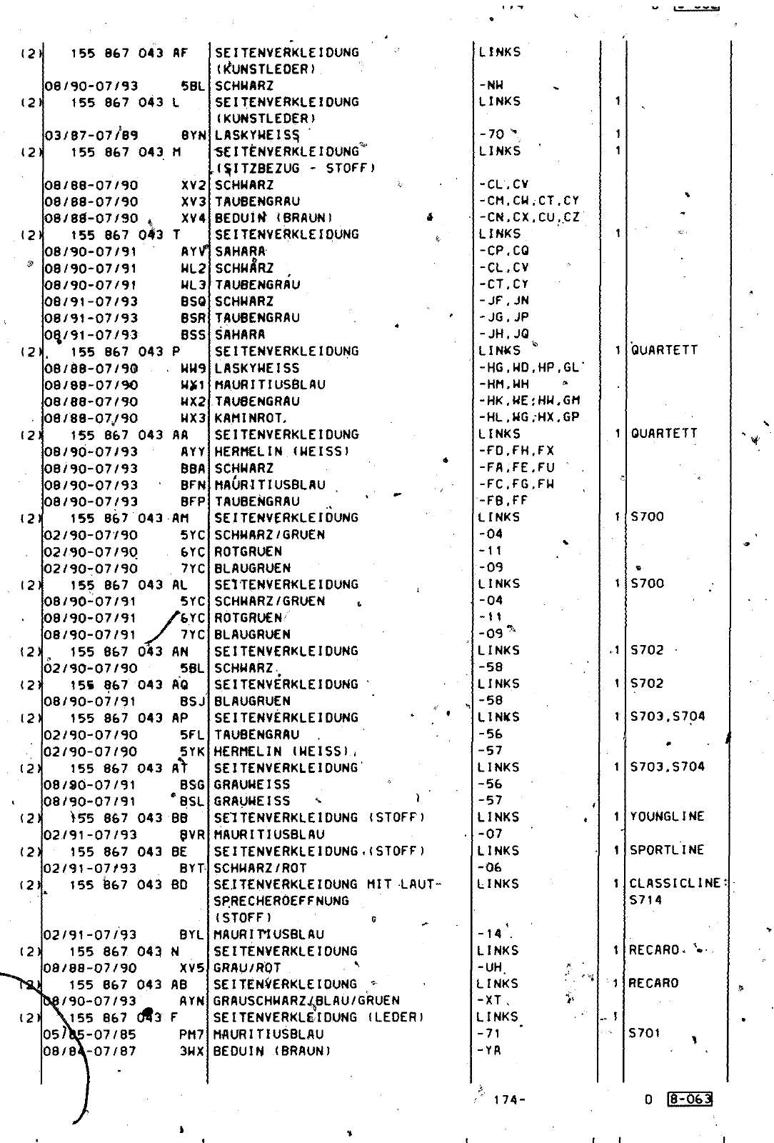 Vorschau Golf Cabrio  Mod. 84-93 Seite 660