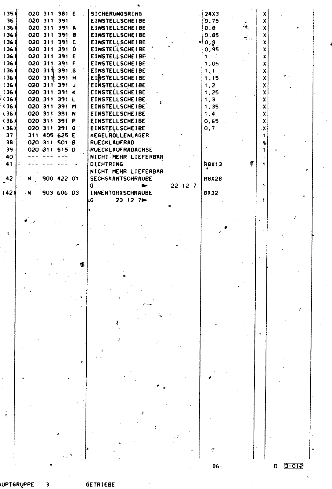 Vorschau Golf Cabrio  Mod. 84-93 Seite 370