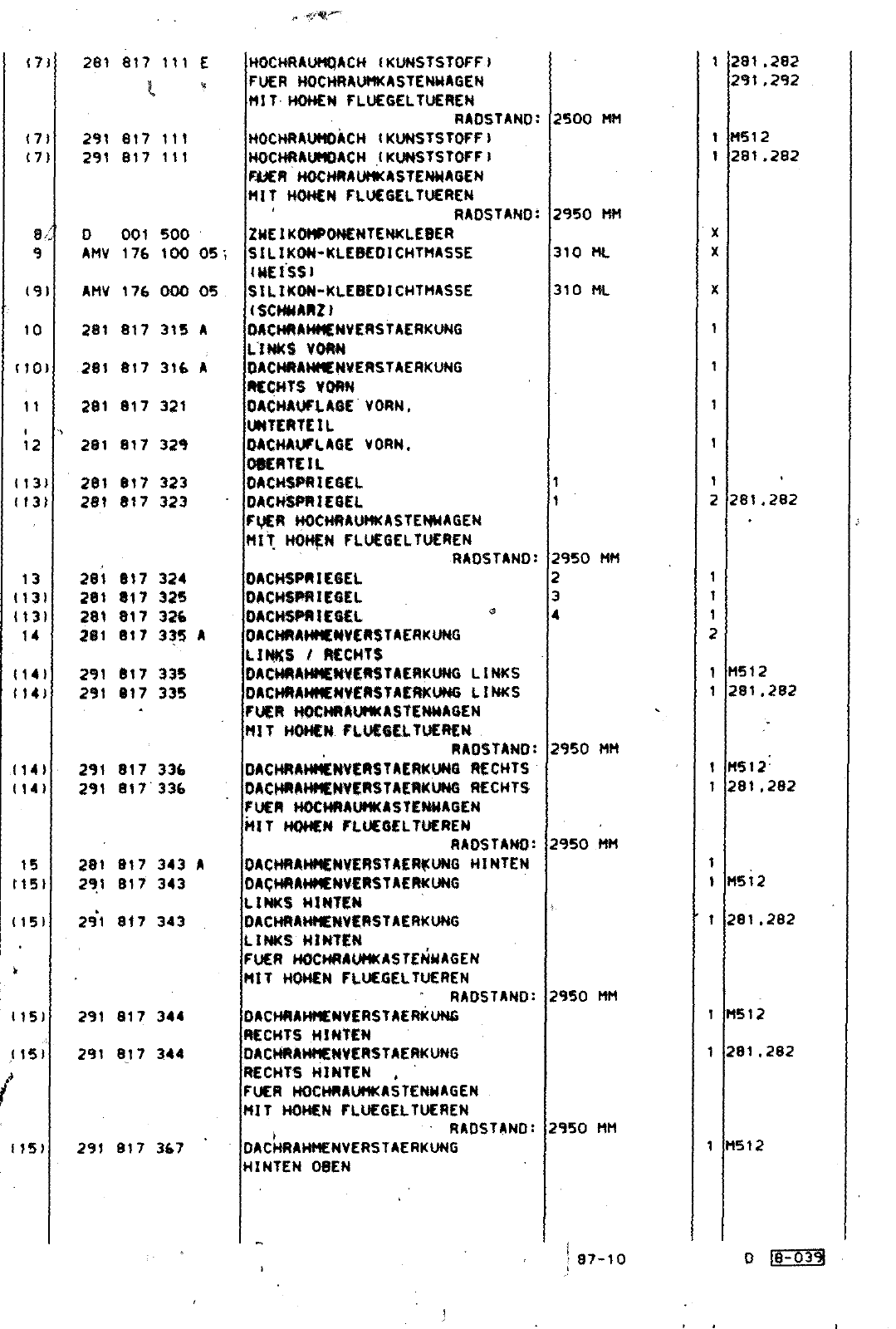 Vorschau Lastentransporter LT F-28-D-007 273 Seite 502