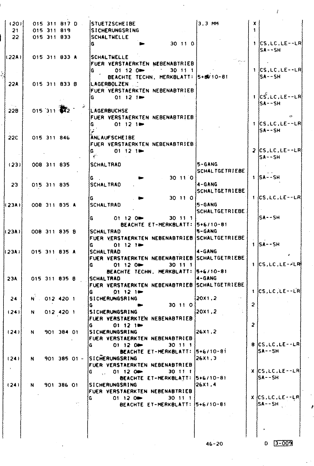 Vorschau Lastentransporter LT F-28-D-007 273 Seite 306