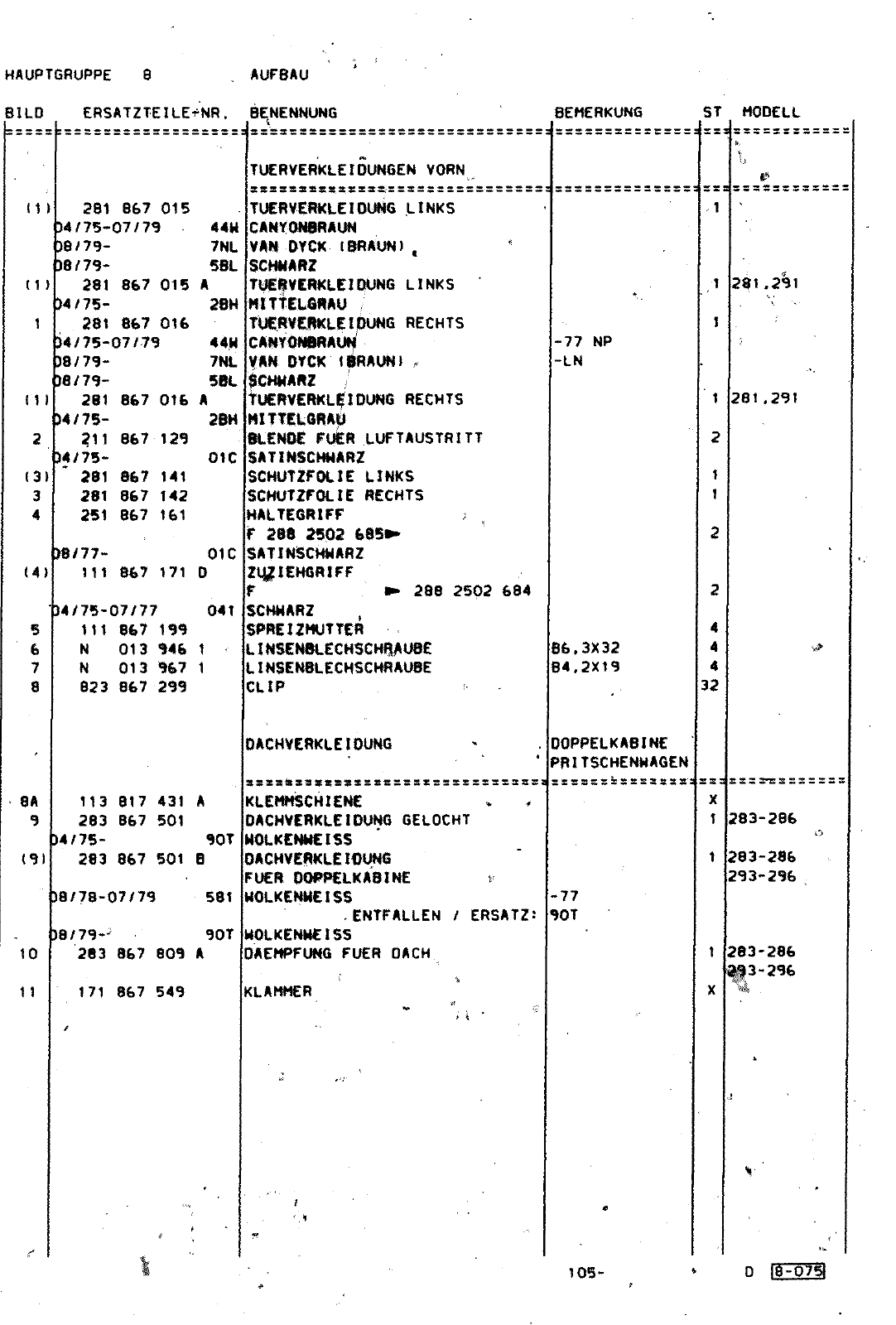 Vorschau Lastentransporter LT F-28-D-007 273 Seite 586