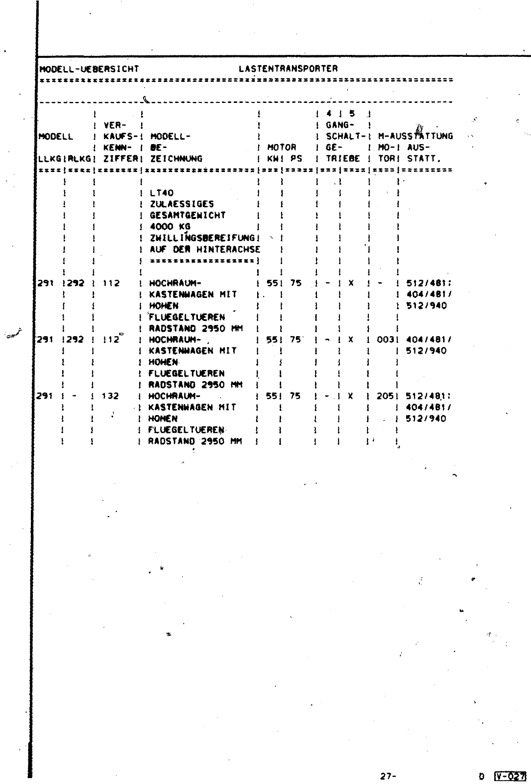 Vorschau Lastentransporter LT F-28-D-007 273 Seite 543