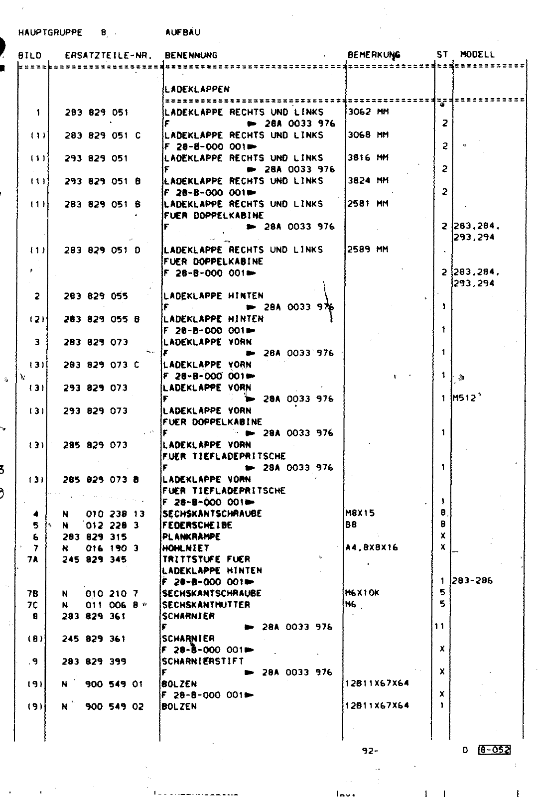 Vorschau Lastentransporter LT F-28-D-007 273 Seite 528