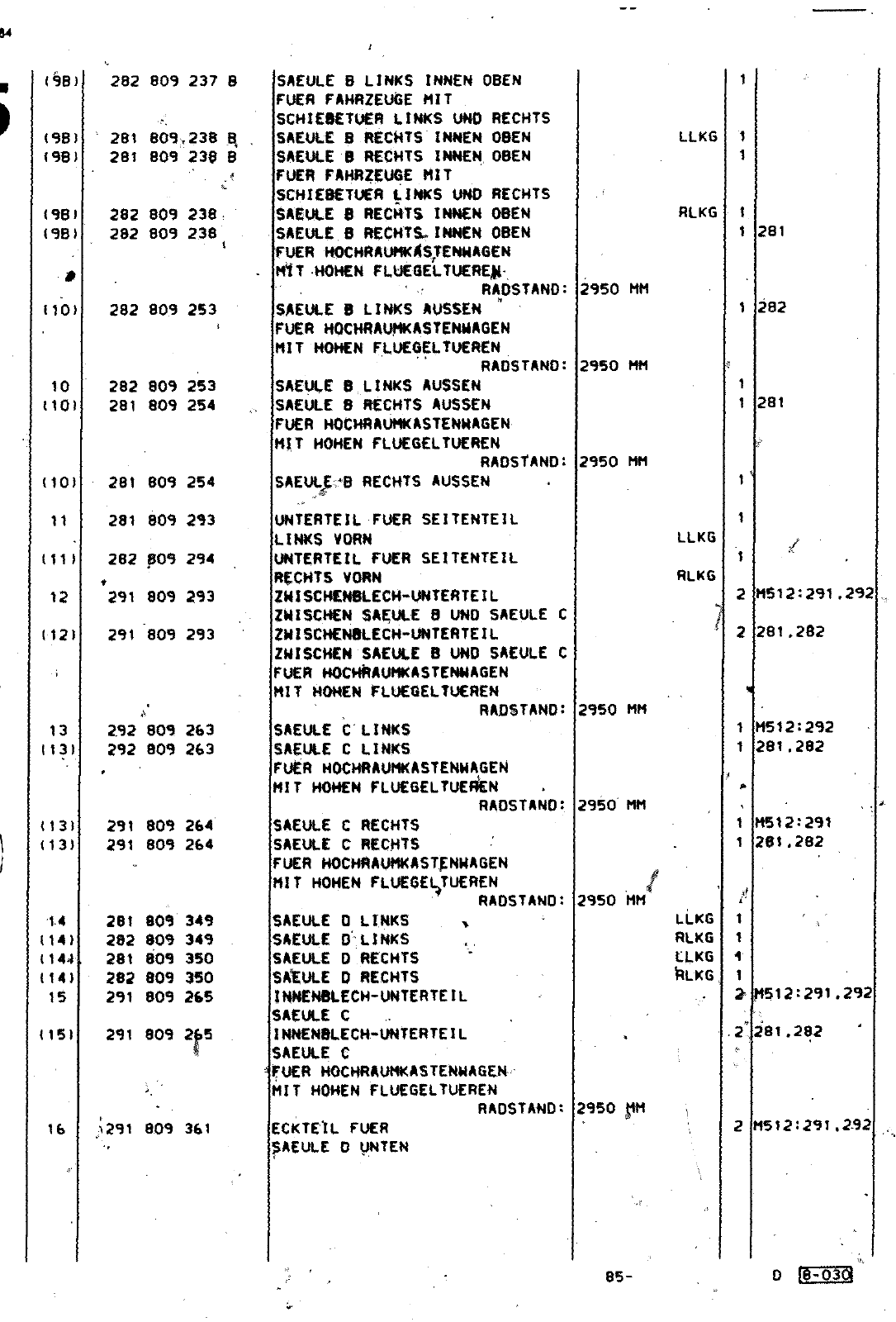 Vorschau Lastentransporter LT F-28-D-007 273 Seite 484
