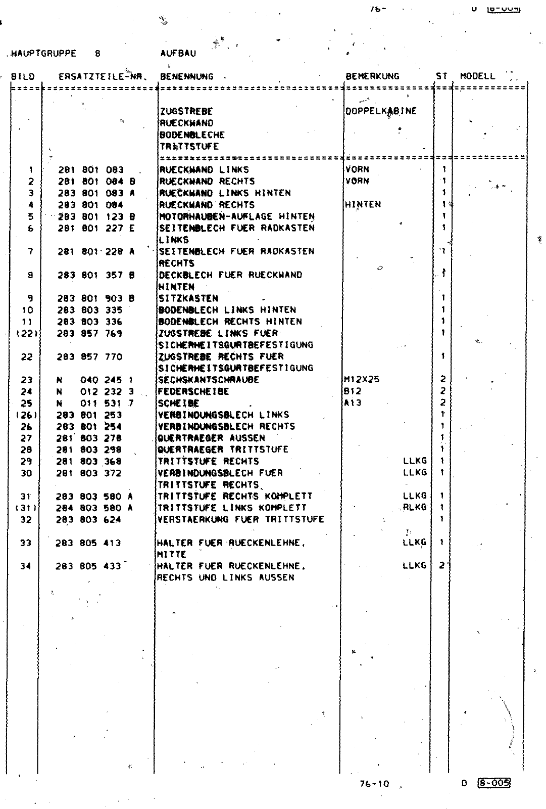 Vorschau Lastentransporter LT F-28-D-007 273 Seite 434
