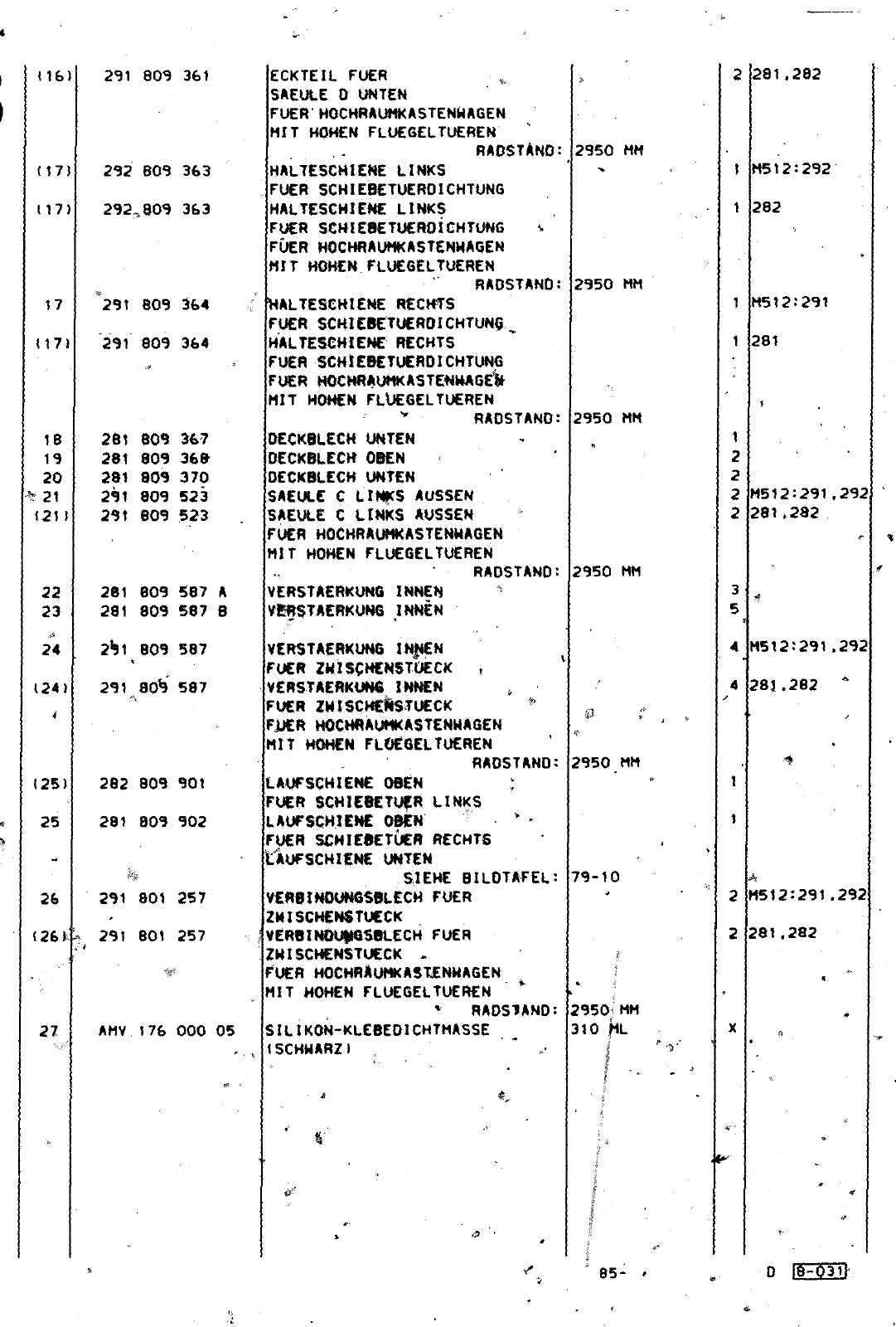 Vorschau Lastentransporter LT F-28-D-007 273 Seite 486