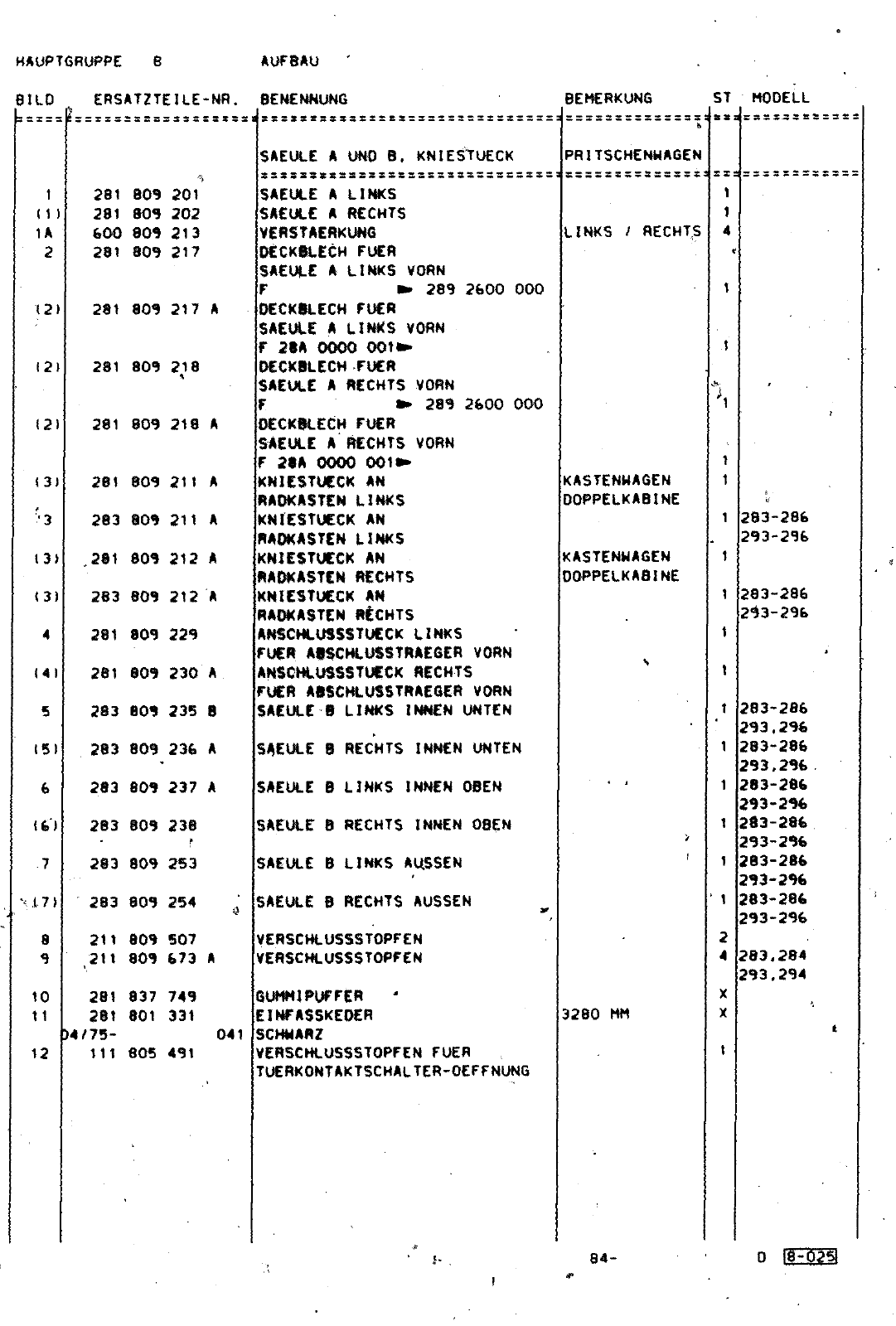 Vorschau Lastentransporter LT F-28-D-007 273 Seite 474