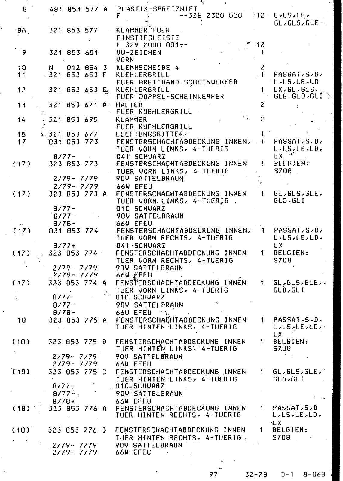 Vorschau Passat Mod 78-80 Seite 650