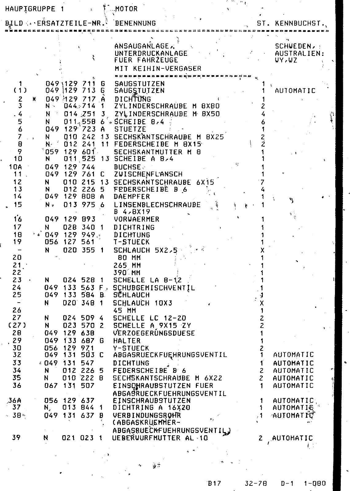 Vorschau Passat Mod 78-80 Seite 226