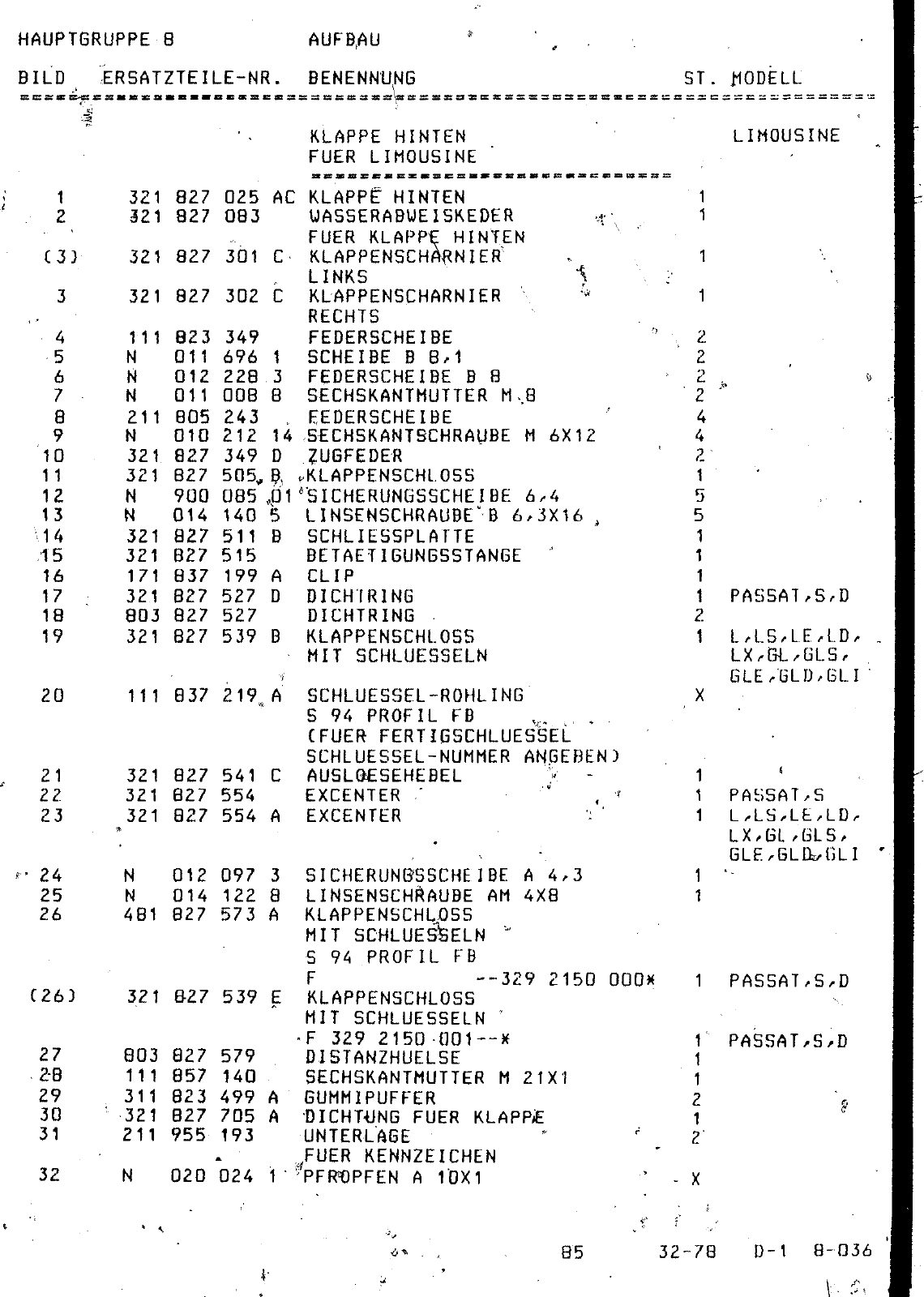Vorschau Passat Mod 78-80 Seite 586
