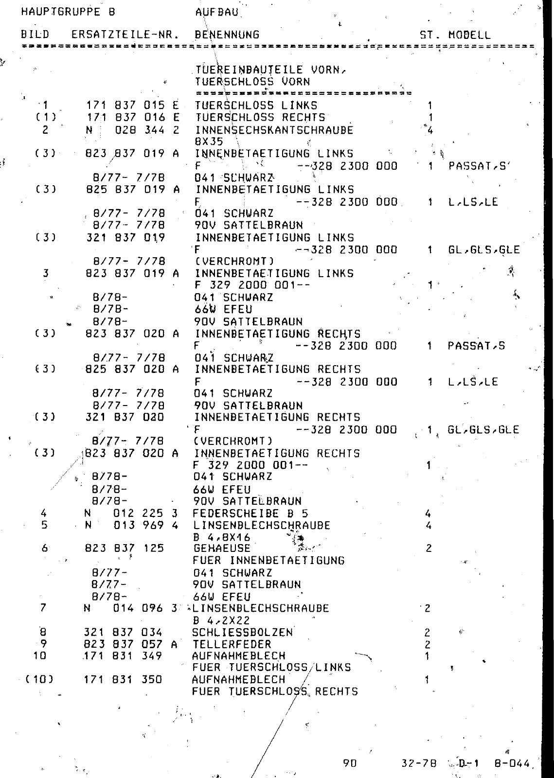 Vorschau Passat Mod 78-80 Seite 602